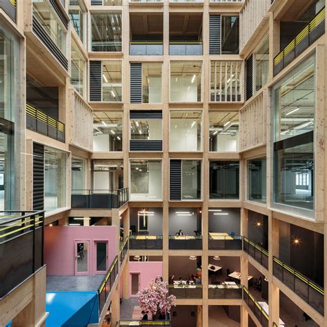 Studio Rhe Has Created A 10 Storey Engineered Timber Atrium At The
