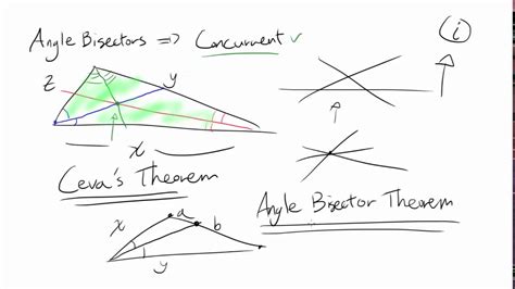 prove angle bisectors of a triangle are concurrent youtube
