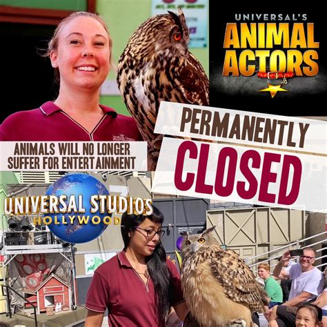 Universal Hollywoods Animal Actors Show Permanently Closes The