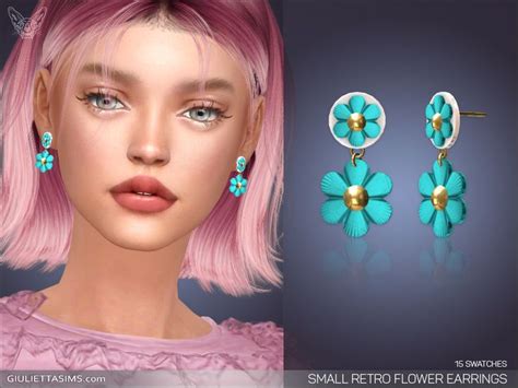 Feyonas Small Retro Flower Earrings In 2023 Retro Flowers Flower
