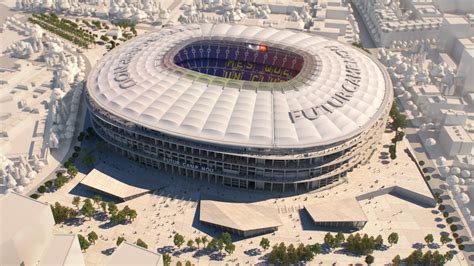 Fcc Y Comsa Presentan Su Solución Para La Remodelación Del Camp Nou