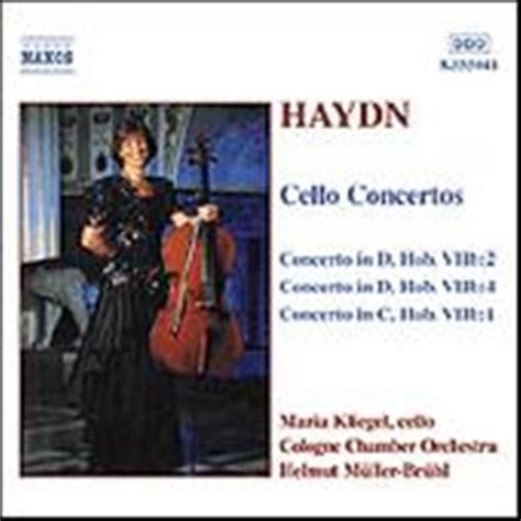 Haydn Cello Concertos In D Major And C Major Naxosdirect