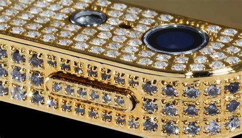 Million Dollar Iphone 5 Appears Diamond Encrusted And In 24 Carat Gold