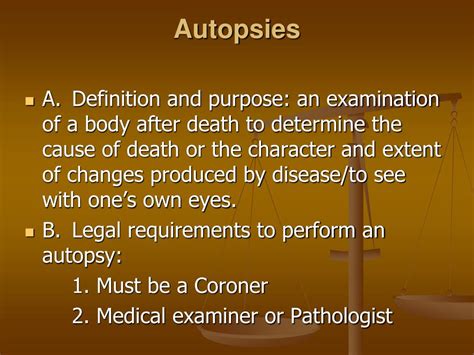 Ppt Autopsies Powerpoint Presentation Free Download Id2052708