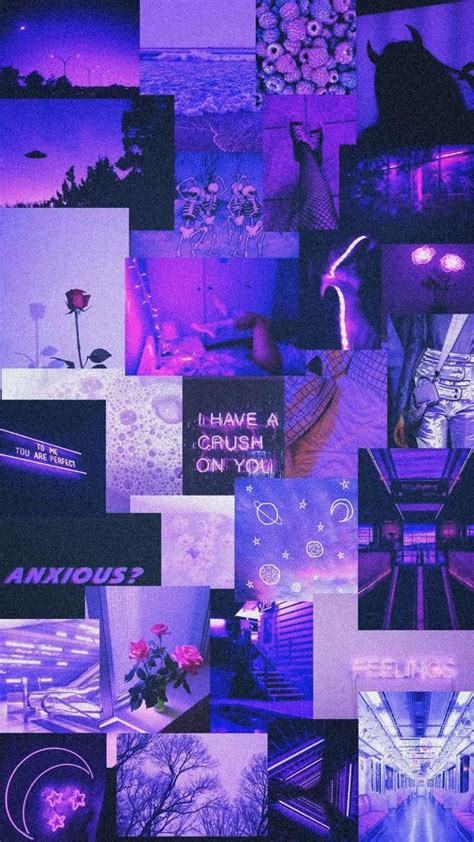I will be giving you a step by step tutorial how to create aesthetically pleasing collage backgrounds for your phone or laptop! purple photo collage in 2020 | Purple wallpaper iphone, Purple wallpaper, Aesthetic iphone wallpaper