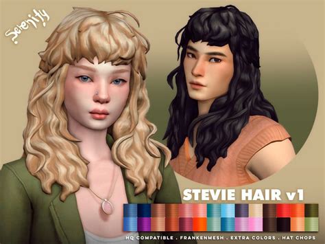 Serenity Cc Stevie Hair In 2021 Sims Hair Sims Sims 4