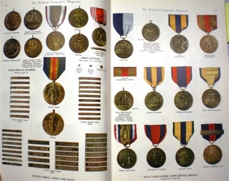 1944 Wwii Patches Medals Badges Insignia Rank Book Usmc Army Air Force