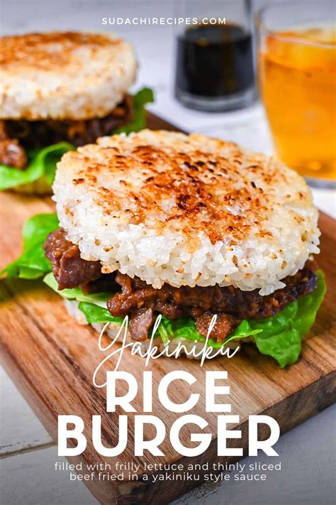 Yakiniku Rice Burger Mos Burger Style Sudachi Recipes