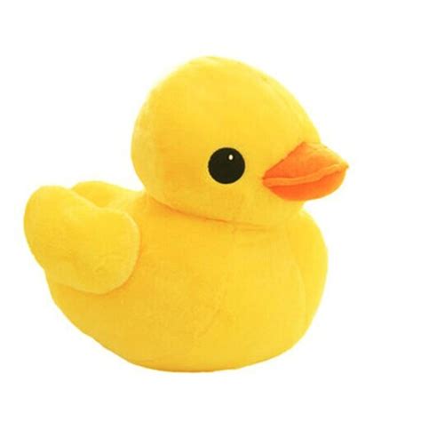 Geek4lesses 30cm Cute Yellow Rubber Duck Plush Duck Toy Doll Stuffed