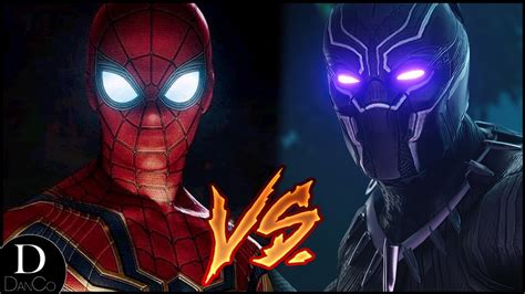Spiderman Vs Black Panther Mcu Battle Arena Marvel Comics Youtube