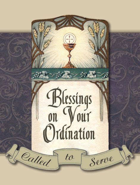 Blessings On Your Ordination Greeting Card Good Day Wishes
