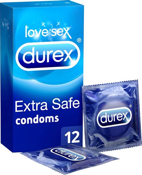 Durex Extra Safe Condoms Pack Of Amazon Co Uk Health Personal Care