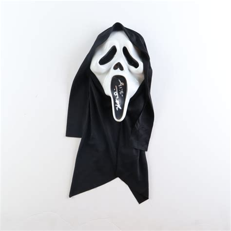 Skeet Ulrich Signed Scream Ghostface Mask Inscribed Billy Jsa