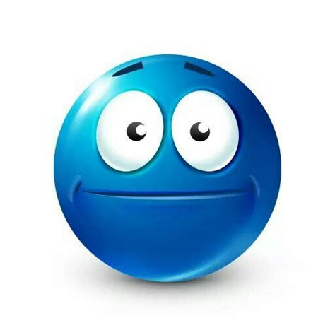 Pin By Michaela Rühl On Smilies And Co Blue Emoji Funny Emoji