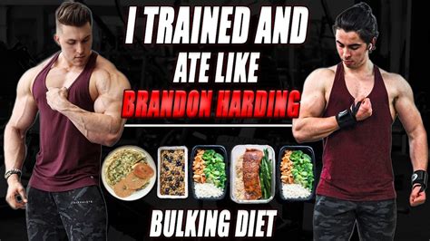 Training And Eating Like Brandon Harding Youtube