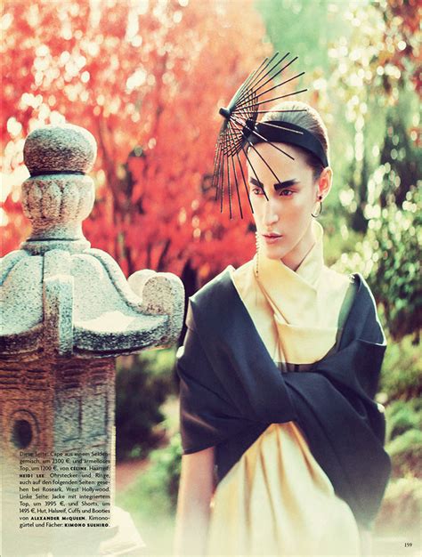 Franzi Mueller Is Geisha Glam For Vogue Germany February 2013 By Sebastian Kim Fashion Gone Rogue