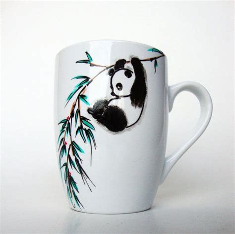 Panda Мug Cup Cute Panda Mug Hot Chocolate Panda Mug Animal Mug