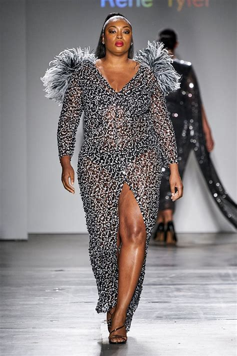 Plus Size Designer Rene Tyler Stole The Show At New York Fashion Week