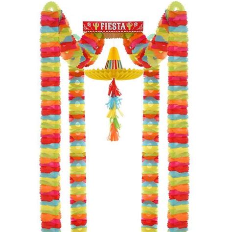 Fiesta All In One Decoration 20ft X 20ft Party City Fiesta Theme