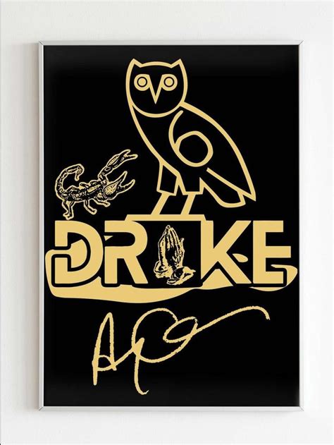 Drake Albums Logo Poster Poster Drake Album