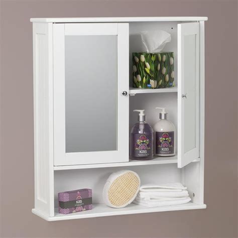 White bathroom cabinets mirror bathroom cabinets corner bathroom cabinets bathroom cabinets with lights tall bathroom cabinets. Carre Bathroom Mirror 2 Door Wall Cabinet - White Painted ...