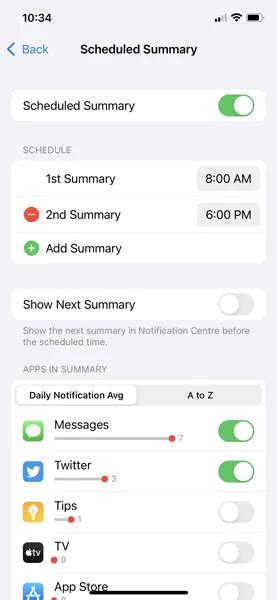 How To Enable Notification Summary On Ios 15 Guide