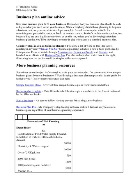 A business plan helps you run your company. Business plan format