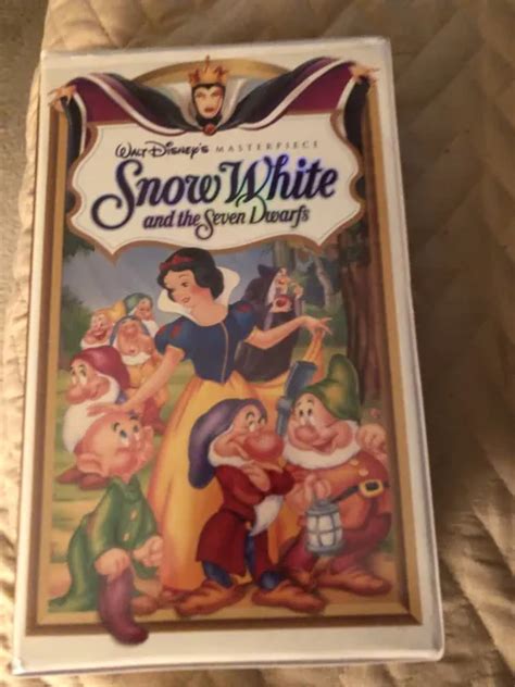 WALT DISNEYS SNOW White Seven Dwarfs Masterpiece Collection VHS
