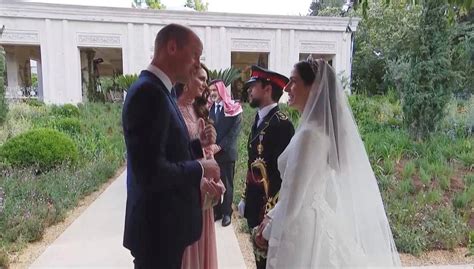 Prince William And Kate Show Up For Royal Wedding Of Jordans Own Crown Prince Hussein And Rajwa