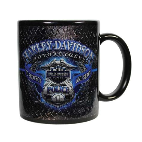 【楽天市場】ハーレーダビッドソン police マグカップ セラミック マグ 約325ml harley davidson harley davidson ポリス 警察 バイク 食器