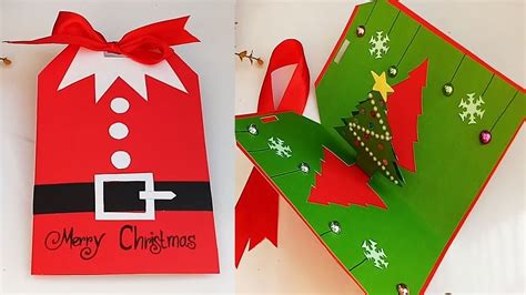 Diy Christmas Pop Up Cardshandmade Christmas Greeting Cards