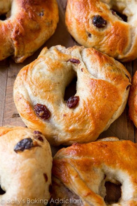 Homemade Cinnamon Raisin Bagels Sallys Baking Addiction