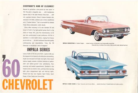 1960 Chevrolet Brochure