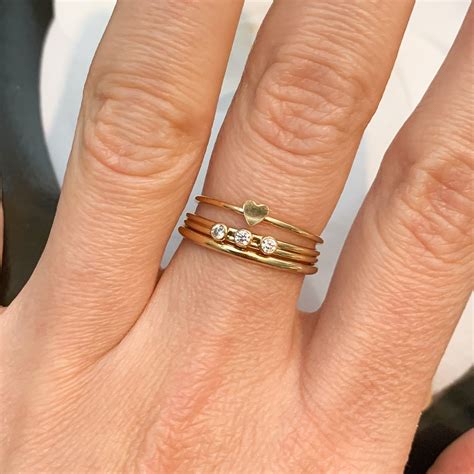 14k Gf Stacking Ring Set Xohanalei