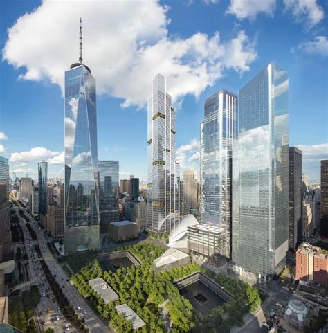 new two world trade center renders reveal a mirrored revamp