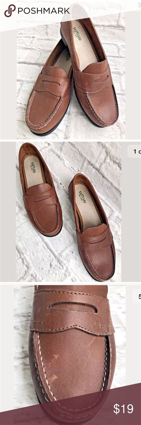 eastland classic brown leather penny loafer 8 penny loafers loafers for women eastland shoes