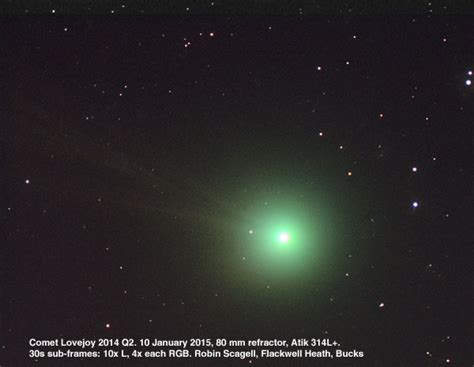 Comet Lovejoy Starts To Fade Society For Popular Astronomy