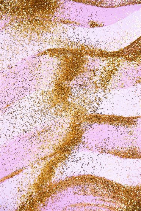 Light Pink And Glitter Paint Mixed Abstract Minimal Texture Make Up