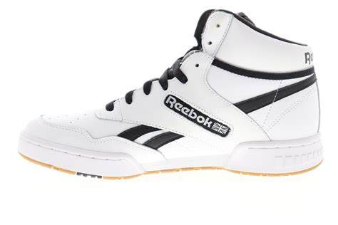 Reebok Bb 4600 Eh2135 Mens White Leather High Top Basketball Sneakers
