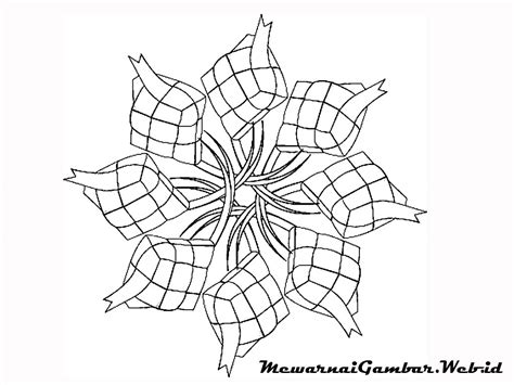 Gambar animasi ketupat lebaran nusagates. Mewarnai Gambar Ketupat Lebaran | Mewarnai Gambar