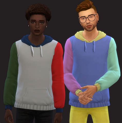 Silly Mai Sims 4 Colorful Hoodies Hoodie Base