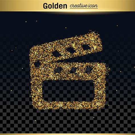 Gold Glitter Vector Icon Stock Vector Illustration Of Hollywood 83925394