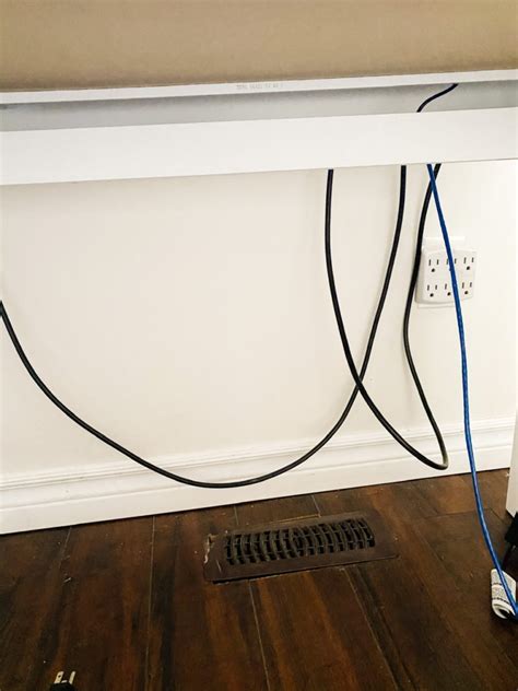 Easy And Affordable Way To Hide Computer Cords Life Happened