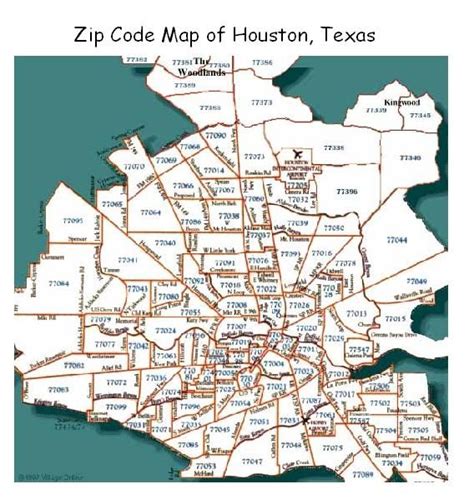 Map Of Houston Texas With Zip Codes Included Middle East Political Map