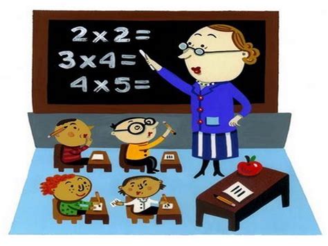 Gambar kartun seorang guru sedang mengajar. Seorang Guru Bijak Dan 3 Muridnya | DERAS.CO.ID