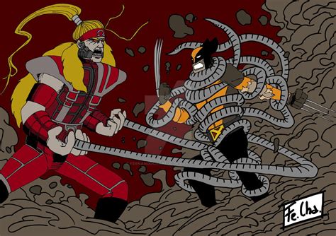 Wolverine Vs Omega Red By Fernandochapado On Deviantart