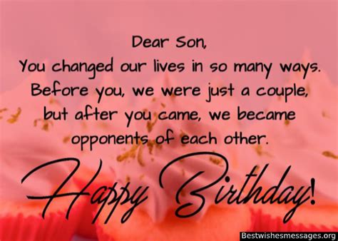 Amazing Birthday Wishes Messages Quotes For Son Status