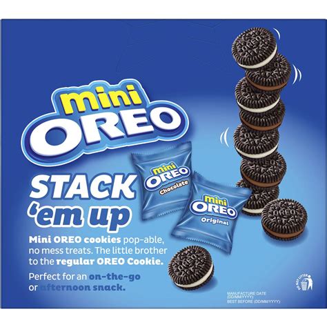 Oreo Mini Mixed Chocolate And Original Cookies Multipack 230g Woolworths