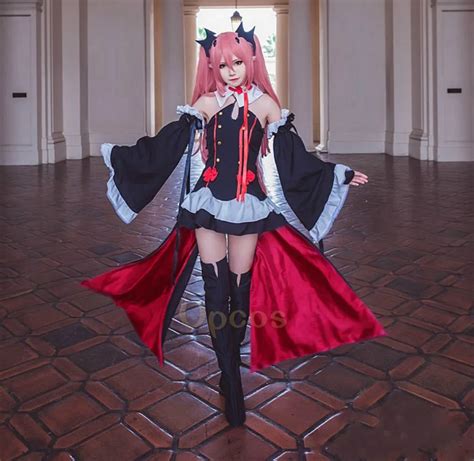 Cosplay Vampire Anime Seraph Of The End Costume Owari No Seraph Krul Tepes Uniform Cosplay Dress
