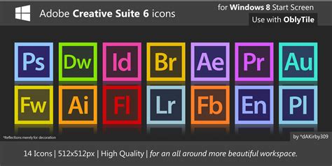 Hq Adobe Cs6 Icons By Dakirby309 On Deviantart
